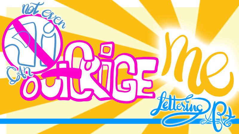 [Lettering Video] Not Even AI can OUTCRIGE Me~